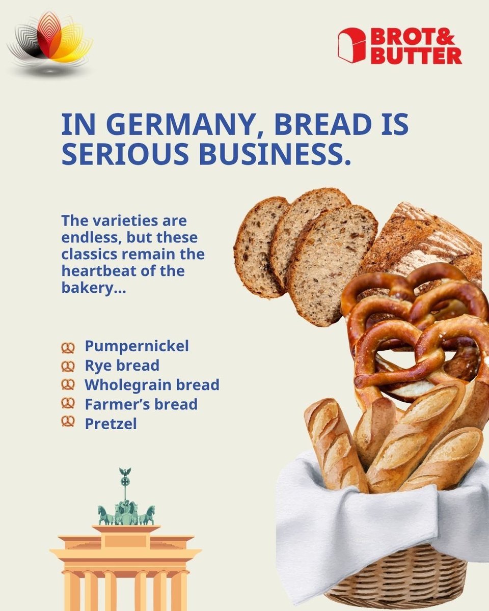 GermanyPacific's tweet photo. Bread really said: no borders, just carbs. 🍞🌏
This World Bread Day, we’re taking a little bread tour through the Indo-Pacific.
And then there’s Germany… where we with more than 3000 varieties may have taken our love for bread a little further. 🇩🇪👀 https://t.co/z0pn0gCjzU