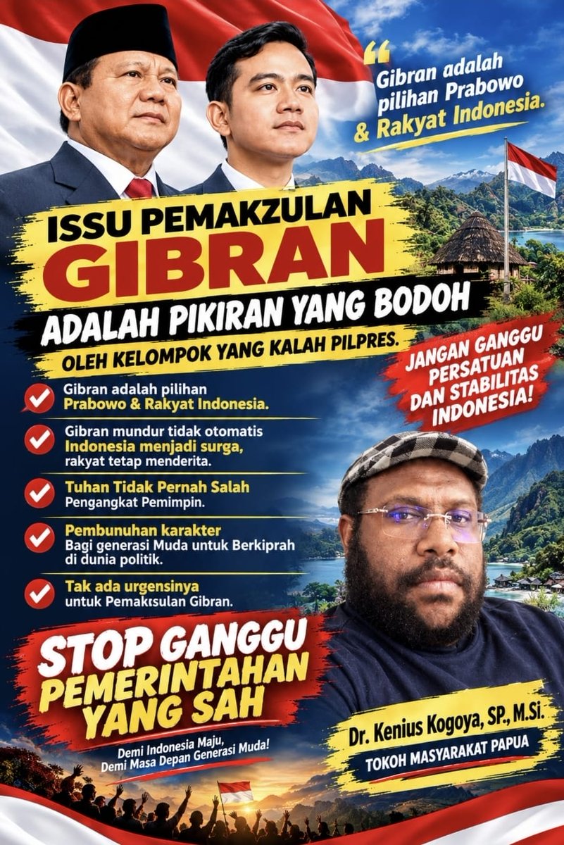 FLilfa46810's tweet photo. Dukung Kepemimpinan Prabowo-Gibran https://t.co/Yhe6cqmT9Q