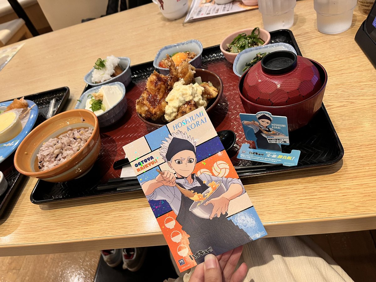 Svamp_U2's tweet photo. 子どもが大戸屋食べたいというので心置きなくオタ活！！！！！！！！
ニロくん来ませんでした！！！！ https://t.co/E6AaHFlsZo