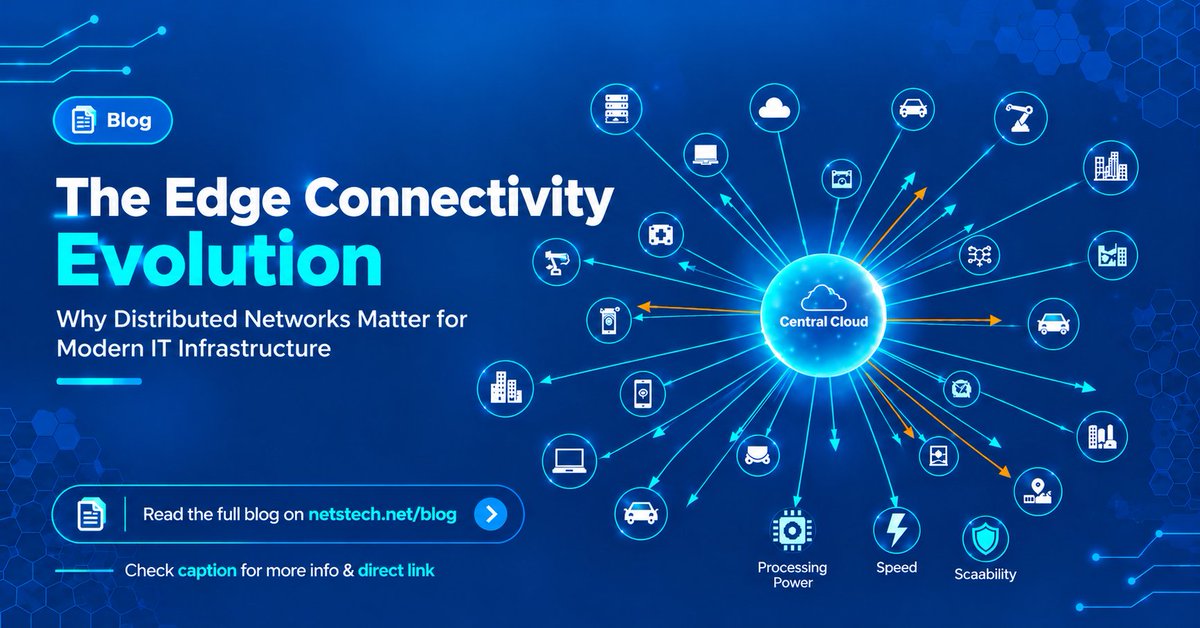 nets_tech's tweet photo. 🌐 Faster digital experiences need smarter networks.

Edge connectivity brings computing closer to data sources, helping reduce latency for applications that need quick responses.

How are distributed networks shaping modern IT?

🔗 https://t.co/LEp2VIftC5

#EdgeComputing https://t.co/cdClJkjxz7