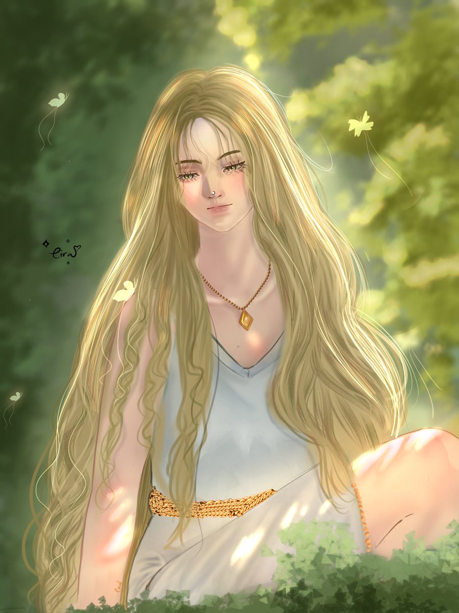 Lira_nars's tweet photo. I like her hair and the color tone🌿🌻 

#art #digitalartㅤ #OCㅤㅤ #coloredmonkey https://t.co/dFzIeQGUSb