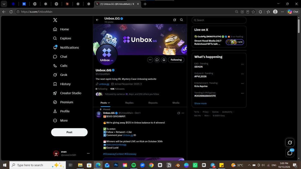 sweelim581's tweet photo. @patttdotcom @UnboxMain ub gg https://t.co/yiiyVXhetH