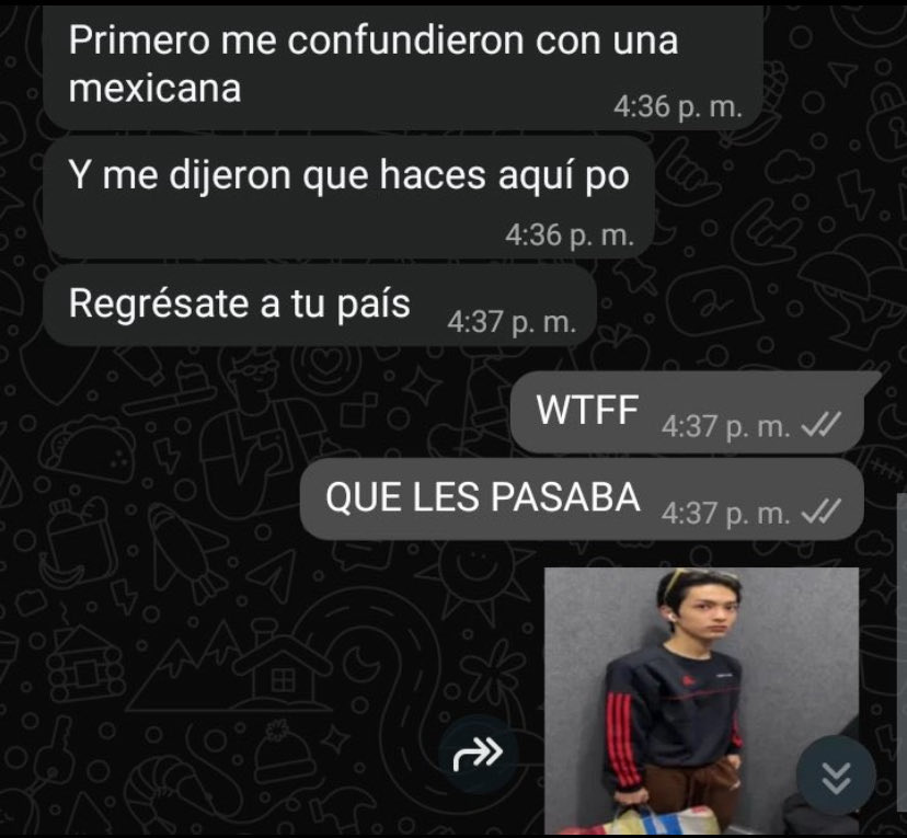 baecatmin's tweet photo. @moonfeverss país con mayor xenofobia https://t.co/J6mk4ZFdyE