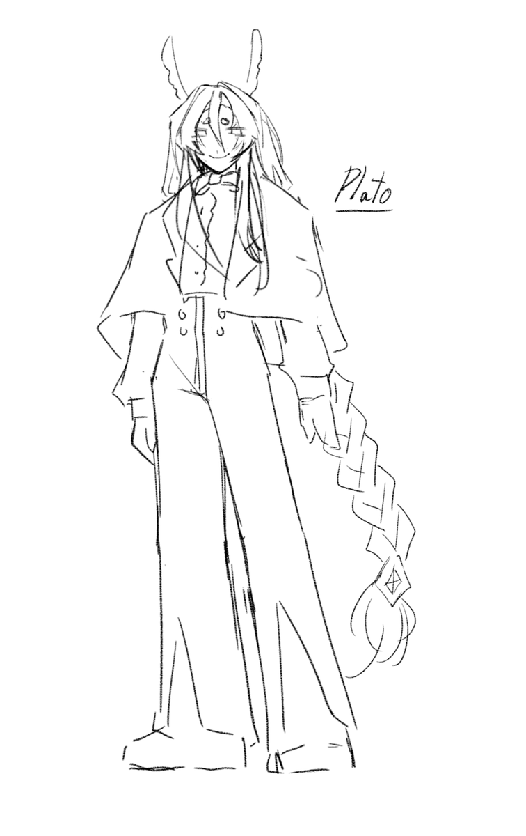 ST4RSEA's tweet photo. #oc drawing ^^!!!! Just a sketch, probably won't be her final design :) https://t.co/3jROyosTtj