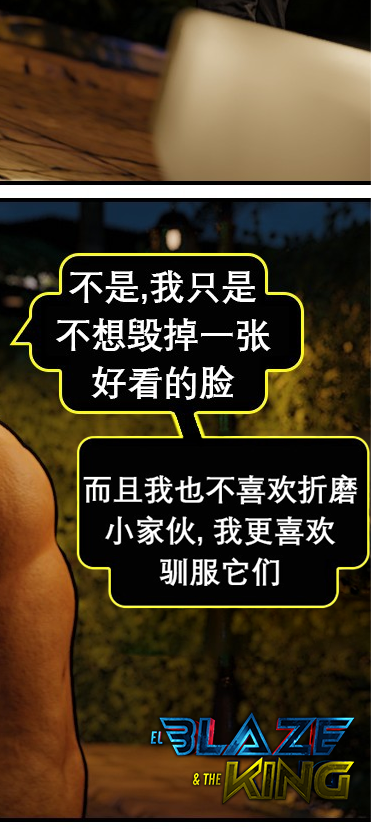 LitoPerezito's tweet photo. Added a  🇨🇳 Simplified Chinese version of El Blaze &amp; the King Round 1 on my website, translated by Tyshi (@alldayrex) 💝

↪️ https://t.co/NtwA9G90XK

#tekken #king #elblaze #virtuafighter #elblazeandtheking #kinblaze https://t.co/wBljDqykap