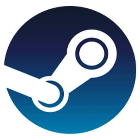 chudslaughter's tweet photo. what I love about Steam is that a company this big and vital to the industry has a logo that is Bury Me Alive levels of terrible and just refuses to even consider doing anything about it https://t.co/rkRB5FRbM2