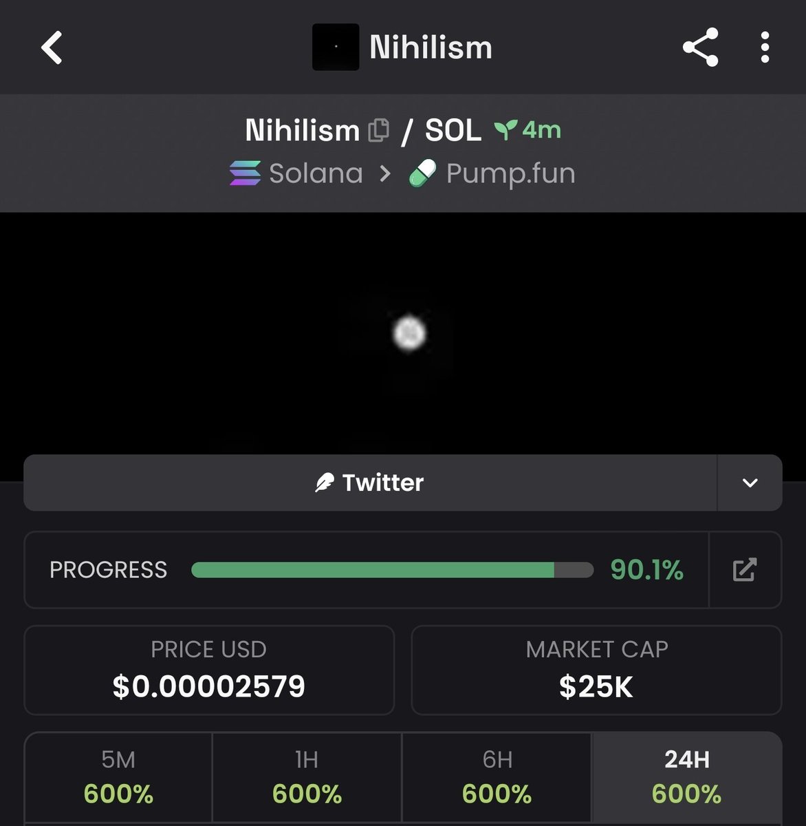 SolanaMemecoin2's tweet photo. 2x uo on $nihilism 

E9arxQjpKDzcvsoDQE74NFxKN4PfVFqF5X1BvB9bvTC3 https://t.co/JmY6rcxxMy