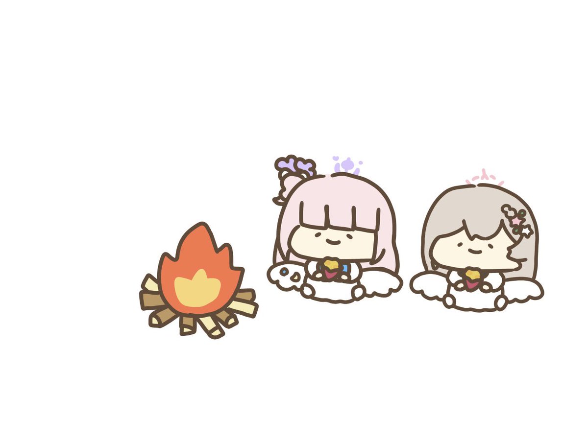marutao1357's tweet photo. ゆるミカ＆ゆるナギサ「ﾔｷｲﾓ、美味ｼｲﾈｰ🍠」 https://t.co/wd9OZNYQ2y