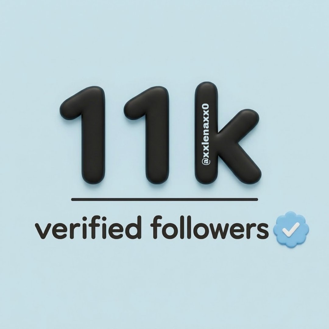 xxlenaxx0's tweet photo. Need +10k verified followers ⁉️

Say >>>> Friends 👋

I will boost your page ♻💯 https://t.co/aP7raEFduy