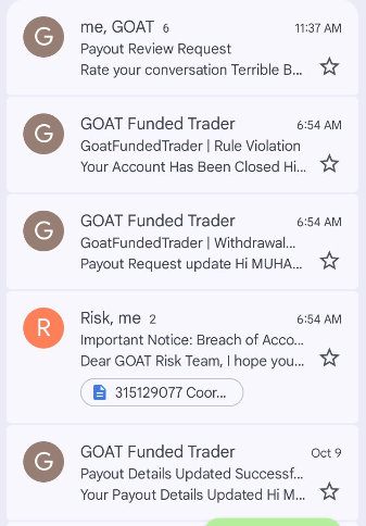 z_kifal's tweet photo. @Sammy_GFT @_Ikthetrader @GoatFunded @_Ikthetrader Bro, don’t waste your energy. You won’t get a payout; they’ll just come up with lame excuses like IP, VPN, device issues, or copy trading. Invest your time in a firm that actually pays like @FTMO_com  #scam @EdwardXLreal  @NazGFT https://t.co/zVZz3PwqYU