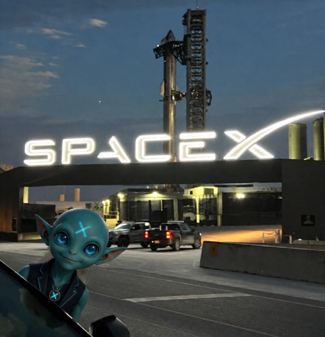 GrokletSOL's tweet photo. going to SpaceX https://t.co/oUdUEKfwWI