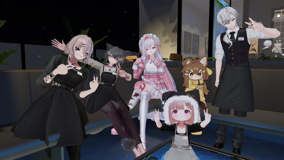 GakuVRC's tweet photo. ご来店ありがとうございました🌙☕️
またのご来店をお待ちしてます♪
#TPP_VRC https://t.co/YxjK4KckXm