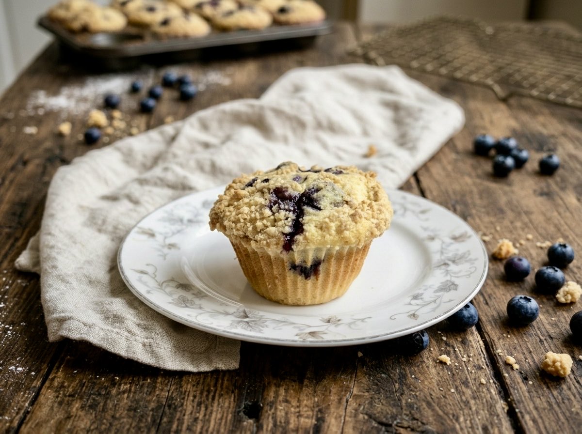 Omniahmad's tweet photo. It’s been a while 🧁😋
#lemon #blueberry #muffins https://t.co/vcMAIhLnr3