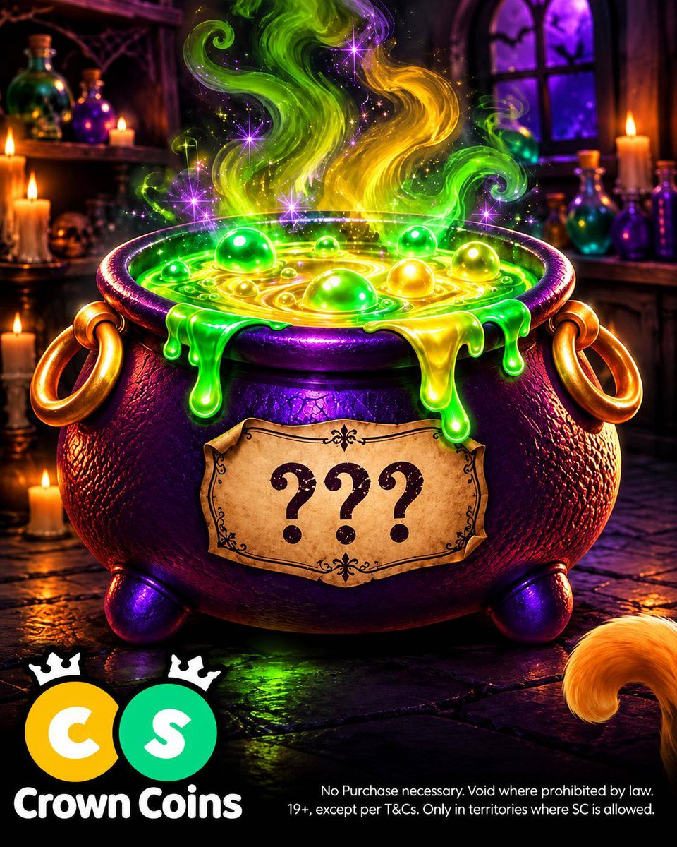quandochain's tweet photo. Costume still not ready, but my potion guess is. It's lemon and echoes. 🎃

New to CrownCoins? Use promo code GOODVIBES and get extra 40K CC + 2SC, first day only.

#FYP #CrownCoins #CrownCoinsCasino #Thanksgiving #CozyHalloween https://t.co/GaY3uOtcYo