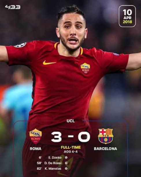awal_barry's tweet photo. @aone1607 Beating Roma is not for the weak https://t.co/SILuSOjTqR