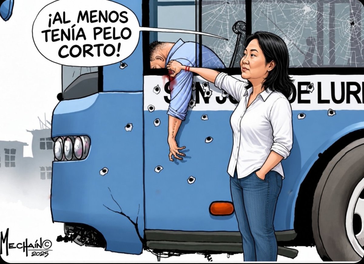 characatos's tweet photo. La ventaja de tener el pelo corto. 
(Viñeta modificada de Mechain) https://t.co/1QZiOniBf8