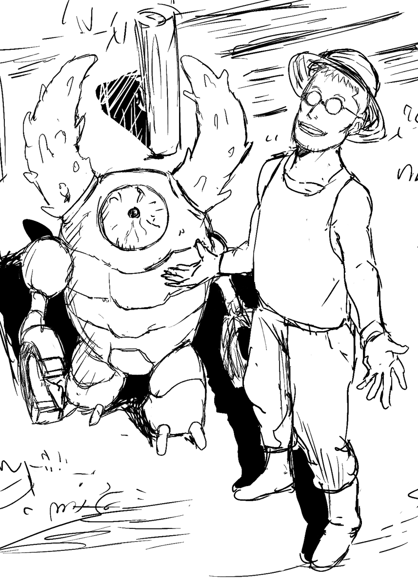 musigyouza's tweet photo. 「預けておいたコイルとカイロス　どこに行った？」 https://t.co/a6jXYMcT05