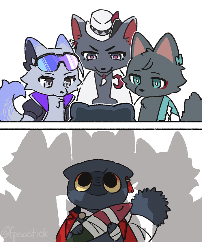 fpoastick's tweet photo. 🐺🐺🐺?🐱 https://t.co/qN1fM5yoJr