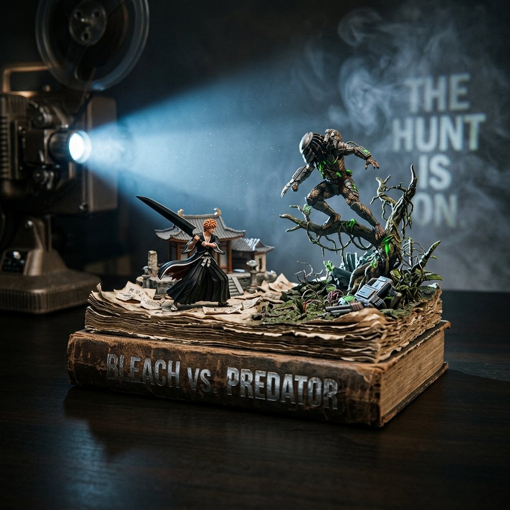 Bleach Meets Predator Diorama