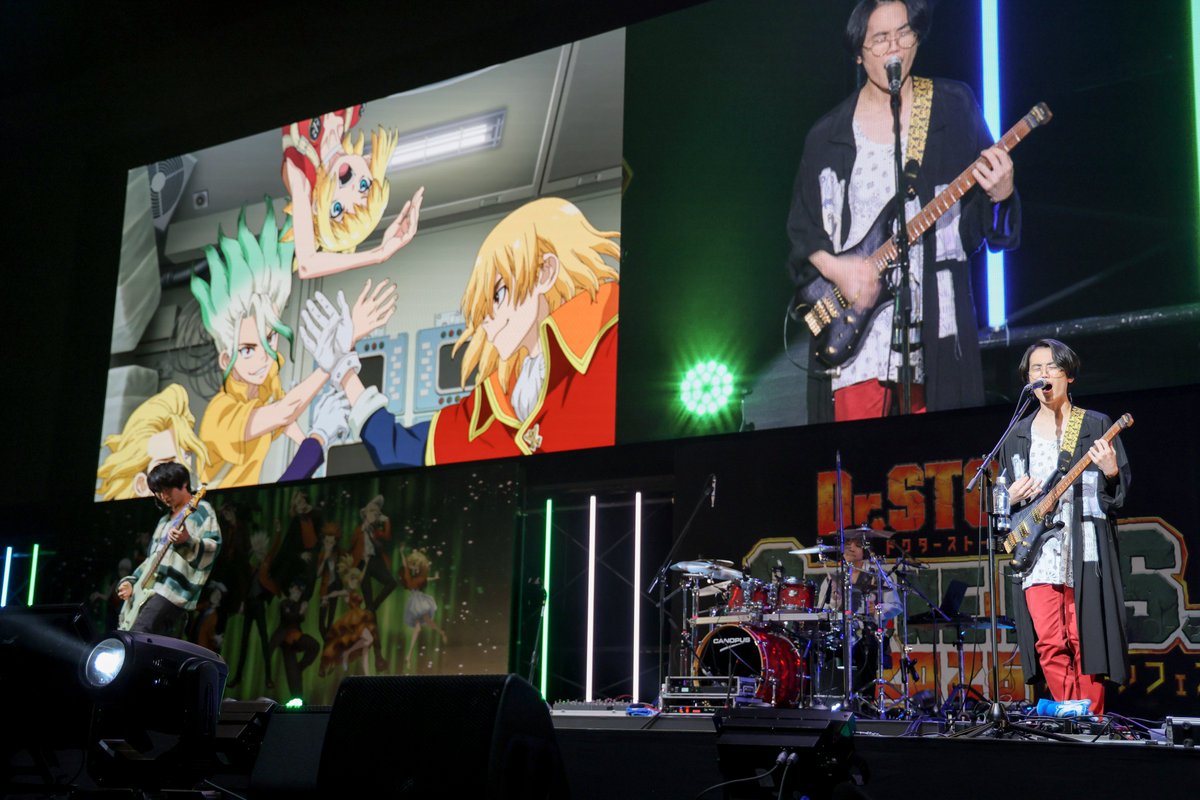 STONE_anime_off's tweet photo. ／
#STONEFES .2026 
見逃し配信中！
いよいよ明日まで！
＼

#KANABOON と
#BURNOUTSYNDROMES による
生演奏ライブでは
会場が一体となって盛り上がりました🔥

📺購入・視聴URL
https://t.co/Amg0q9VFzX

📅配信期間
10月18日(日)23:59まで

🎫販売期間
10月18日(日)20:00まで

#DrSTONE https://t.co/JDMumM6jc2