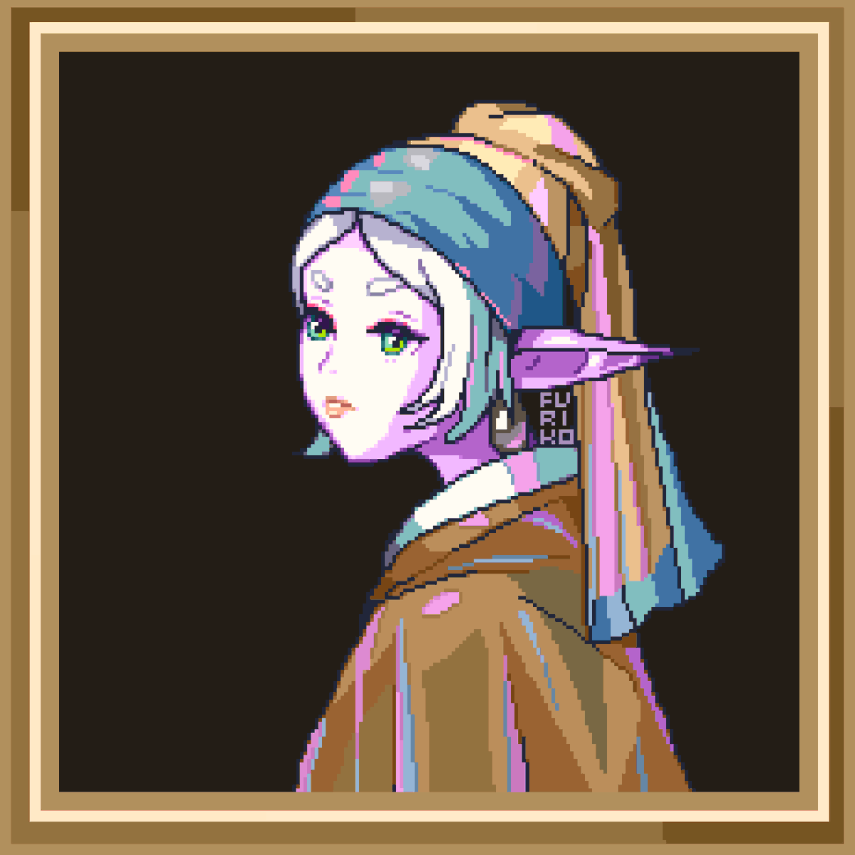 furikochan555's tweet photo. ohhhhh I missed #PortfolioDay!  My name is Furiko and I do anime in pixel art. Hope you enjoy my work!  

#pixelart 
#ドット絵 https://t.co/wUHNTYZRXM