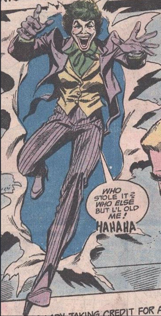 FakeAficionado's tweet photo. I love Duela Dent AKA Joker's Daughter, her character had been all over the place but she was at her best pre-crisis. 

She was the daughter of Harvey Dent and his wife Gilda, and tried to join the Teen Titans by causing mischief so they noticed her, she's just fun. #DC #Comics https://t.co/do4oCrDWa6