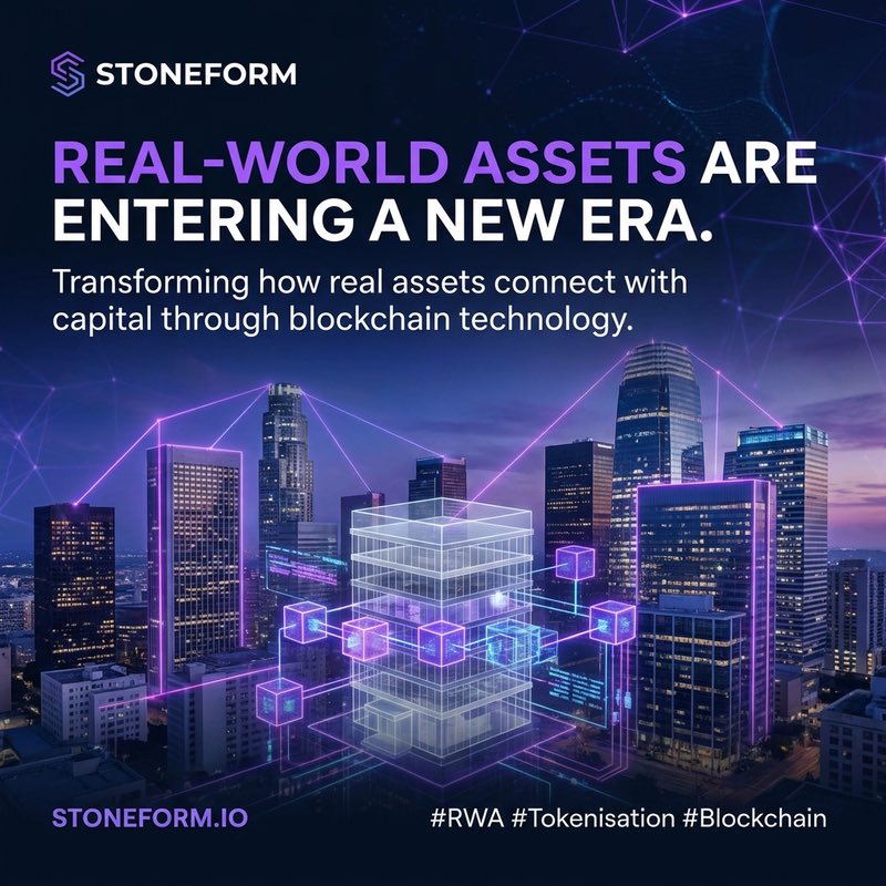 ICOstoneform's tweet photo. Real-world asset tokenisation is reshaping how traditional assets are represented, administered, and transferred. This is about more than just creating digital tokens—it's about transforming how real assets connect with capital.

From real estate to private credit and investment funds, blockchain technology is being explored as a foundational infrastructure for traditional finance. With improved transparency, security, and access, the evolving technology opens new opportunities for both developers and investors.

The real promise of tokenisation lies in its ability to enhance liquidity and efficiency while maintaining the value of the underlying assets. Imagine a world where property investment is as easy as any other online transaction. That future is closer than you think.

As the conversation shifts away from speculative markets, the focus is now on real economic value. How will this shift impact current and potential investors?

Engage with this transformative journey and think about how tokenisation could redefine your understanding of investments. #RWA #Tokenisation #Blockchain

Visit us at https://t.co/LBhUL16iGw