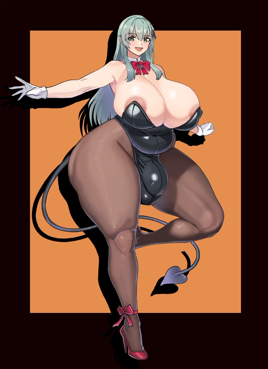 futa_cross's tweet photo. #futa 鈴谷😈🎃#艦これ #艦隊これくしょん #サキュバス鈴谷 #FleetHalloween https://t.co/yLvKo8cQP4