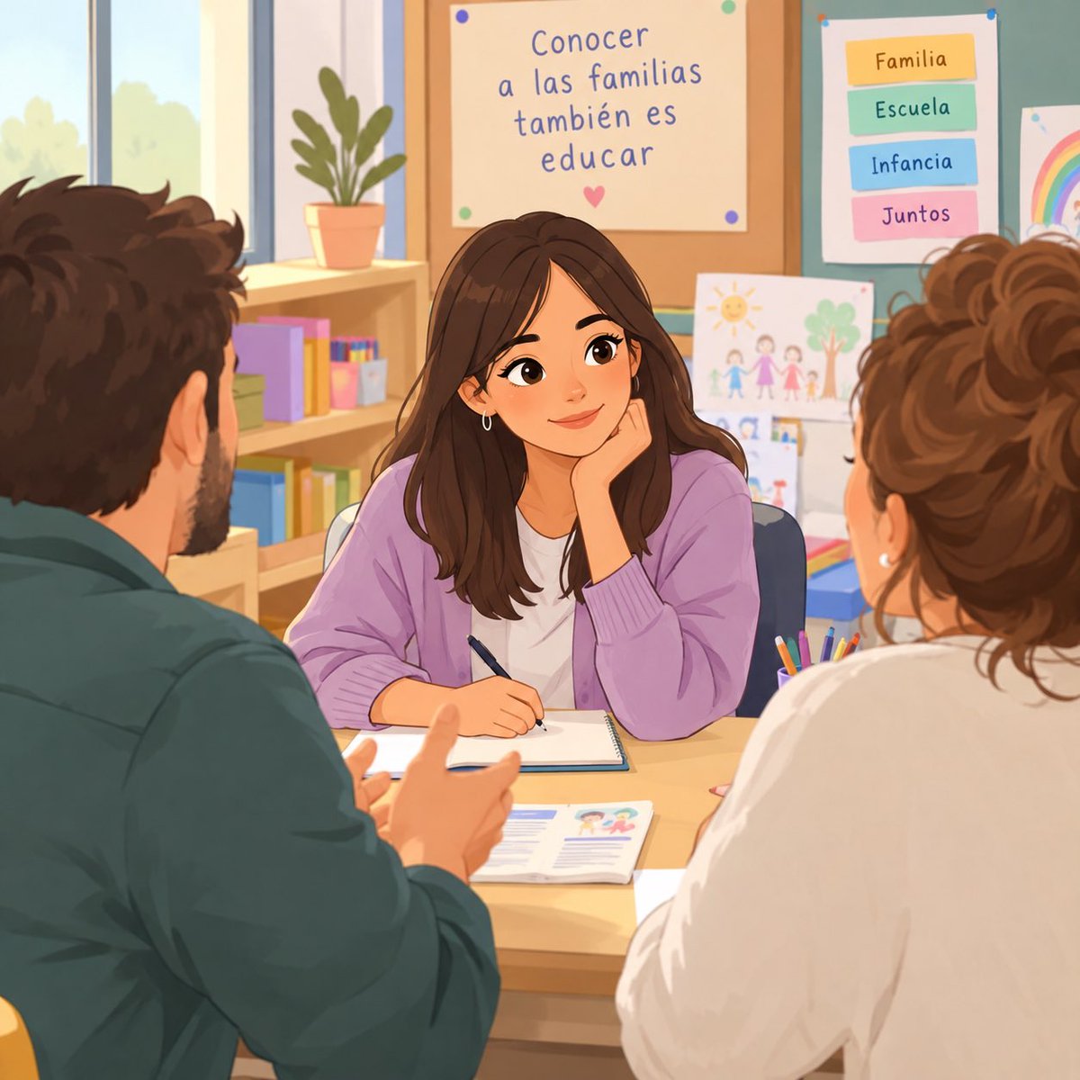 SegunQuienPodc's tweet photo. Buenos días! os dejamos un dato que os hará pensar…🧐🤔

 ¿Sabías que escuchar a las familias puede ayudar a los docentes a comprender mejor el contexto de cada niño?
La colaboración empieza por algo tan sencillo como escuchar.❤️
#ucammetodos26 https://t.co/JoeNuFglHi