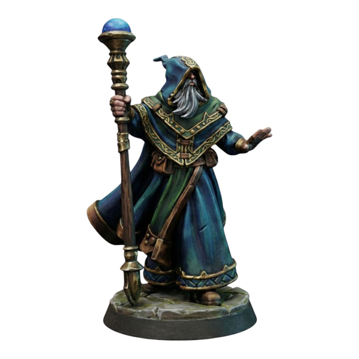 TabletopXtra's tweet photo. Wizard from Escort the Queen by Galaad Miniatures. Five scales from 28/32mm to 75mm, works as a PC, NPC or boss.
https://t.co/gu0rtw2Rfm
#tabletopxtra #fantasy https://t.co/lFGJinT6I4