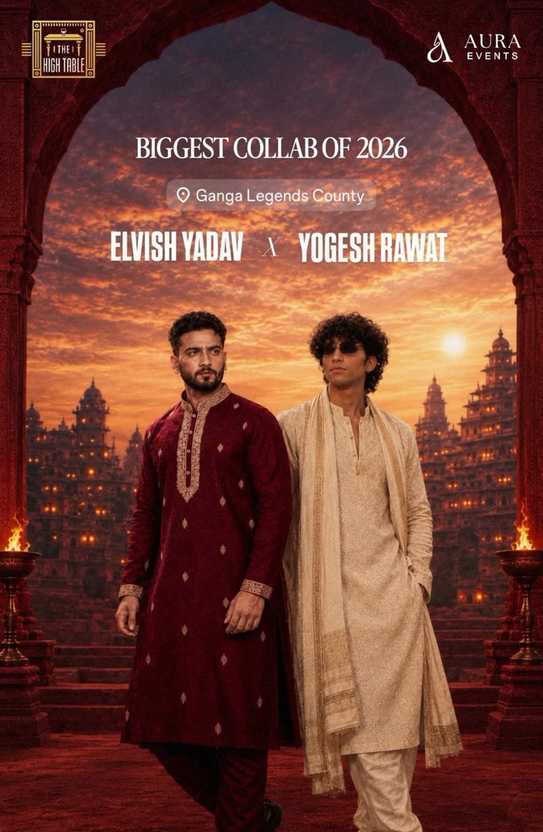 Someoneqmg's tweet photo. #YogeshRawat x #ElvishYadav 🔥my favourite roadie and my favourite gang leader together again can't wait for this one
Pune get ready for an unforgettable navratri🔱❤️

#YogeshRawat #ElvishYadav https://t.co/gqzo2DBm5g