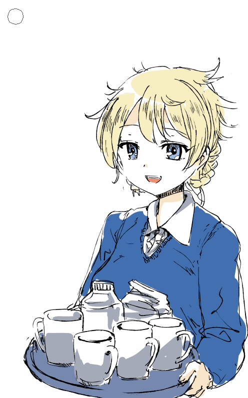 chor_co's tweet photo. これはイギリス留学で真の上流階級から紅茶でのおもてなしを学んだダージリン様 https://t.co/h1fx80Lclm