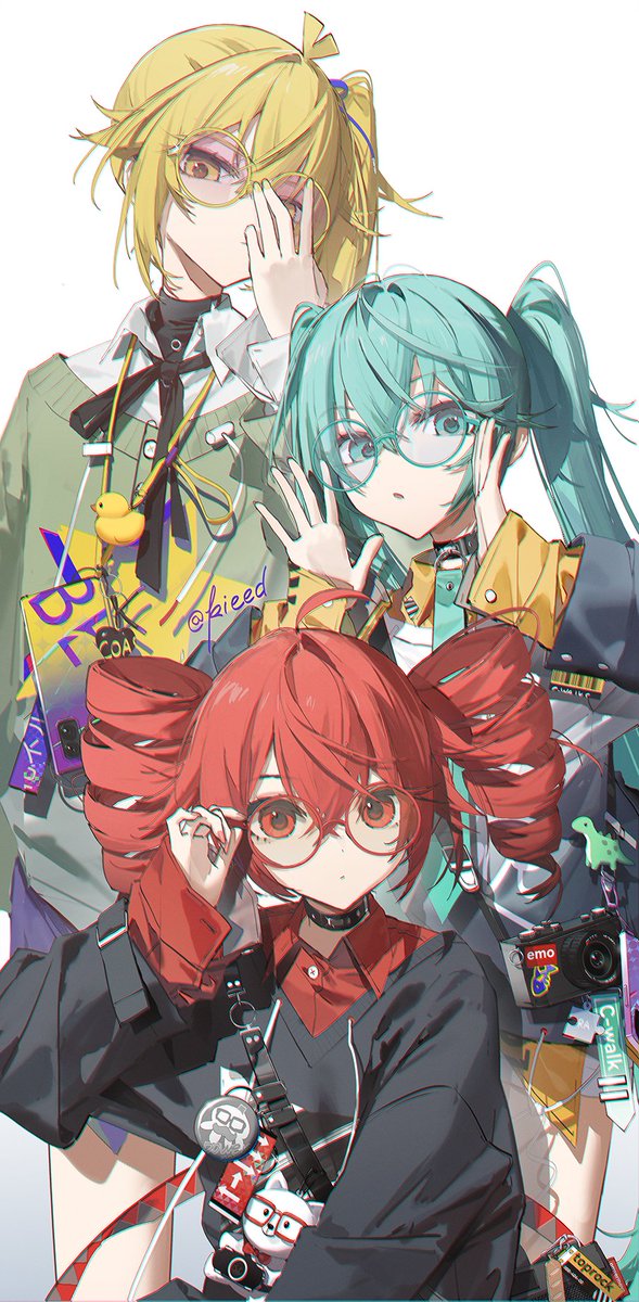 kieed23232's tweet photo. メガネ  x  驫麤 https://t.co/aBniKkCoOO