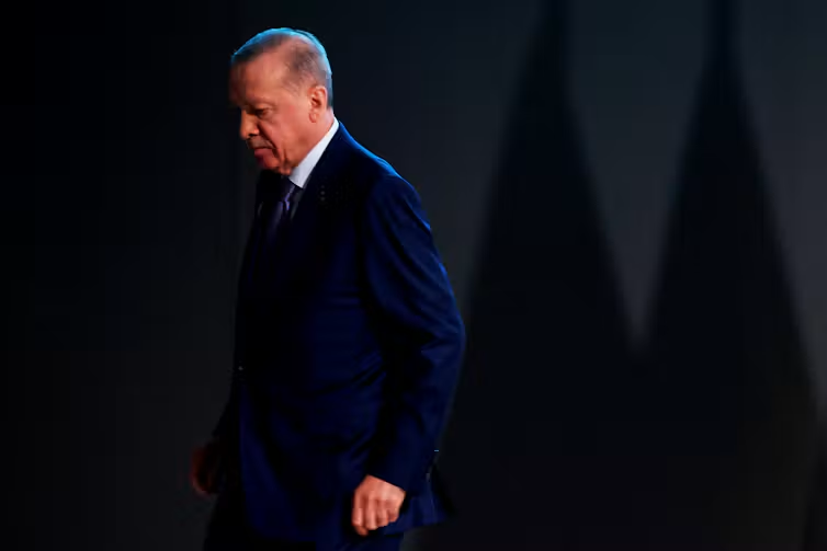 itstaylorsmith9's tweet photo. there is a moment in every autocracy when the machinery stops working and the regime has to start pushing it by hand.

for the first decade, it runs on two things: a story about national greatness that people actually believe, and enough fear to keep the critics quiet.

look at Turkey today. the story is gone. the lira is in free fall, the grocery bill is a monthly crisis, the corruption is too big to dress up in patriotic language. there is nothing left to sell.

so the palace is running on fear alone now. and fear is expensive.

that is why they have to seize television networks at 5am on a trial morning. bury an elected mayor under charges that would take 2,300 years to serve. send anti-terror units to suppress a twitter account with 200 followers.

western analysts look at all of this and say: total control.

well, i think they are reading it exactly backwards.

a government that needs midnight court decrees just to get through a single news cycle is not projecting strength. it is rationing what little it has left.

fear buys time. but it burns through resources faster than anything else a regime can spend. and the palace has been spending at full throttle for years.

at some point, the tank runs empty.
