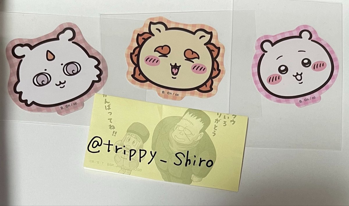 trippy_shiro's tweet photo. 【交換】ちいかわ ダイカットステッカー  

譲》画像１、2枚目

求》画像3枚目　モモンガ　古本屋

郵送交換希望です
お心当たりのある方がいらっしゃましたら、お気軽にお声掛け下さい🕊️ https://t.co/D2iekBFilo