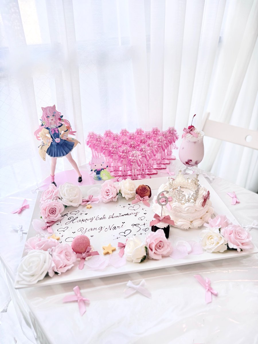 Nyari127's tweet photo. ⋆. 𐙚 ˚𝙔𝙖𝙣𝙜 𝙉𝙖𝙧𝙞 𝟲𝙩𝙝 𝘼𝙣𝙣𝙞𝙫𝙚𝙧𝙨𝙖𝙧𝙮⋆. 𐙚 ˚

ナリちゃん活動6周年おめでとうございます❣️
これからも魔王様のペースで世界征服😼🐑🌎
ずっとナリちゃんだけだいすきです😾💍
いつも本当にありがとう🐑👊🏻💘

 #OTO_NARI
📌@NariYang2434 https://t.co/IxhBB6zq3K