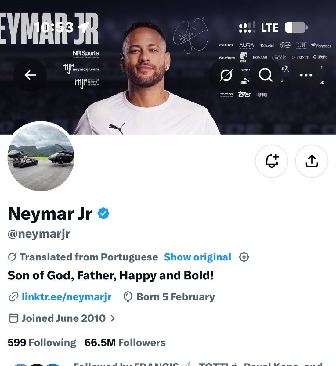 VexoraAlpha's tweet photo. The real Neymar has 66 million followers

How does yours have only 22k

Abi na him alt?🤯 https://t.co/CaGuVZL2X4
