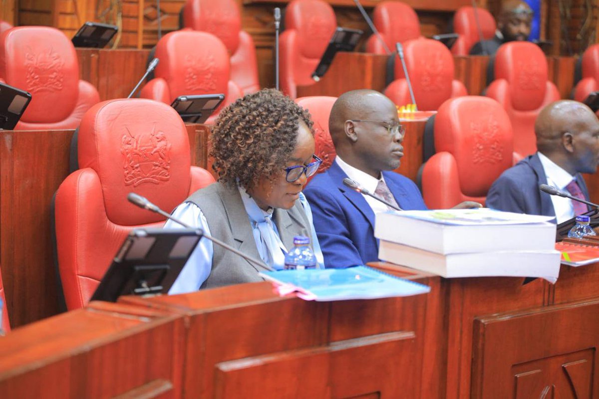 JuliusKBitok's tweet photo. Appeared before the Public Accounts Committee (PAC), chaired by Hon. Tindi Mwale, to respond to audit queries relating to the State Department for Tourism’s financial management and expenditure for the 2025/2026 Financial Year.

Engagement provided an opportunity to address the Committee’s concerns, clarify audit observations and reaffirm our commitment to sound financial management and compliance with public finance regulations.

Accompanied by Tourism Secretary David Gitonga, Head of Accounts Julius Mugambi, Head of Finance Calvin Shivanga and Director of Planning Karanja Waigi.