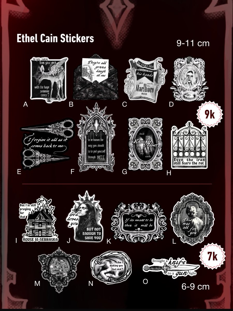 shezslay's tweet photo. [❤️ &amp; 🔁s are appreciated]

#CF23 SHEZSLAY Preorder Catalogue

DAY 1 PICK UP ONLY 
15-25 October 
K14 Circle Aktifis Lele

🔗 : https://t.co/37bXkcNhCZ

🫀 ethel cain cameron winter originals jewerly chainmail blood oddities potion

#comifuro23 #cf23catalog https://t.co/cbCojJajMx