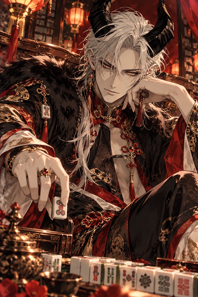 riochamu_saylo's tweet photo. ╞═══════❖═══════╡
　　   Saylo雀/SayloALLSTAR雀
　     🐉参戦キャラクター紹介🐉

Saylo雀コラボにお寄せいただいた
作品がゲームに参戦っ！

🀄クリエイター名:座骨
🀄️作品タイトル:魔王ゴルゴンゾーラ
🀄作品URL:https://t.co/1WRIqIckfX

チーズ魔王軍の魔王様が登場っ！
ゲーム専用シナリオも…！？👀

🐼ゲームはこちらから🐼

二人打ち【Saylo雀】
https://t.co/KObljBWUIX
三人打ち【SayloALLSTAR雀】
https://t.co/ruGq2JuS7S
Saylo雀コラボスレ
(Saylo公式Discord内ページへ)
https://t.co/fYmemlCHrA

╞═══════❖═══════╡

#Saylo雀 #Saylo #AIart