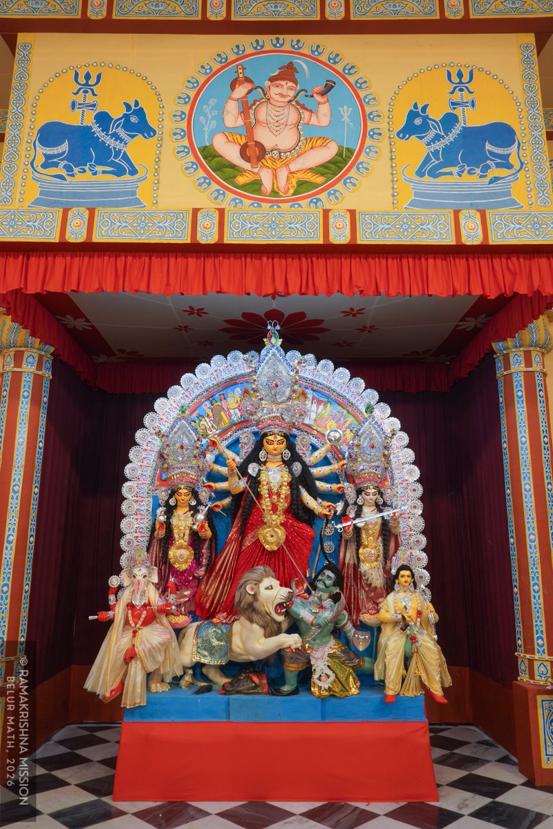 rkmbelurmath's tweet photo. Sri Sri Ma Durga at Belur Math, Panchami, 15 October 2026.
#belurmath #DurgaPuja2026 #durgapuja #ramakrishnamission #ramakrishnamath https://t.co/O90fnNKPSn