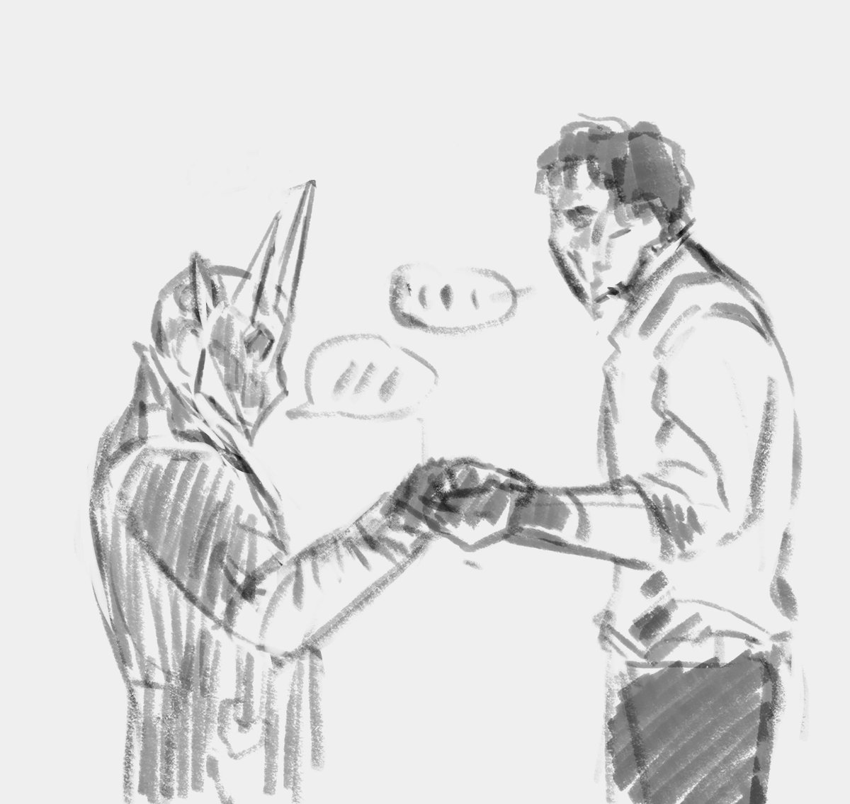 Shinzoo69's tweet photo. WAITER I WANT THEM TO HOLD HANDS #hellraiserrevival #brunlowe https://t.co/ocAoY3lYVr