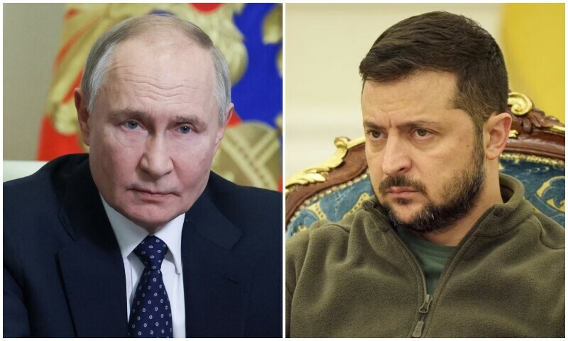 rallaf's tweet photo. When Zelensky was elected Ukraine president in 2019, Putin had been in power for 20 years - as Yeltsin's PM in 1999, then as Russia president since 2000. He invaded Crimea in 2014 and attacked all of Ukraine in 2022.
So between these two, who should go? https://t.co/44DhLau3iM