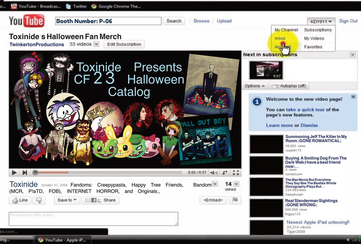 tox1nide's tweet photo. Toxinide's Comifuro 23 Catalog
[likes &amp; shares r supa appreciated]
Booth number: P-06

Fandoms: Creepypastas, Bands, Happy Tree Friends, Sally Face, Cry of Fear, Club Penguin, Originals, and Dinner in America(WIP).

#cf23 #comifuro23 #comifuro #bandom #creepypasta https://t.co/WxpETAxuTb