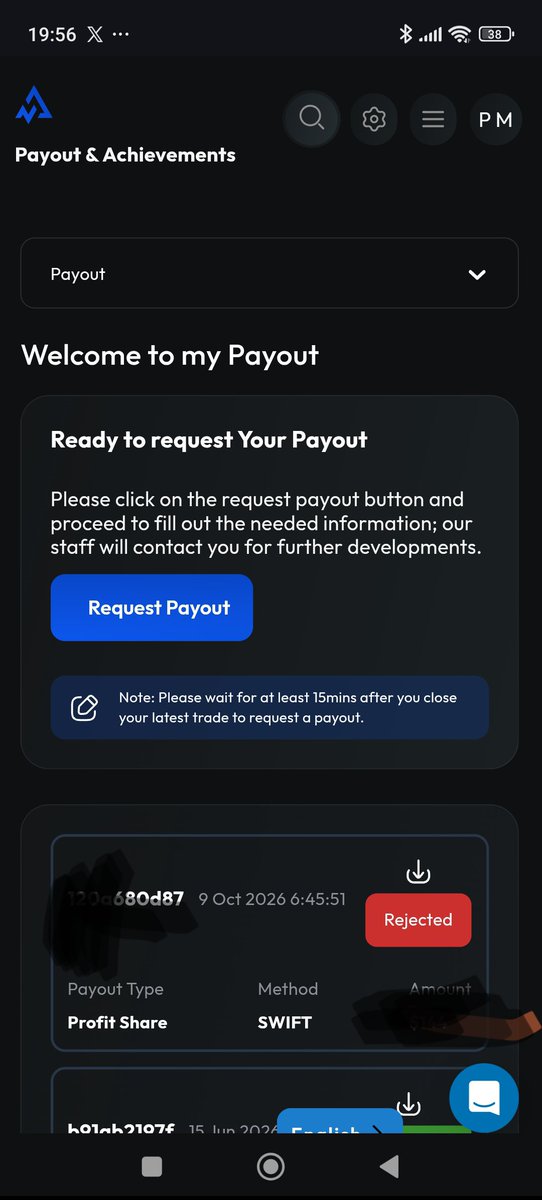 pmutungi87's tweet photo. 💔💔 Started 3* 25K challenge on August with @ACGMarkets @fundingpips &amp;@FTMO_com.
Got funded in End of September trades were all same.

Requested 2% payout 
@fundingpips paid in 5min
@FTMO paid after 4hrs
@ACGMarkets Denied 💔

Same trades different experience on 3Props. https://t.co/UItmjxVFNx