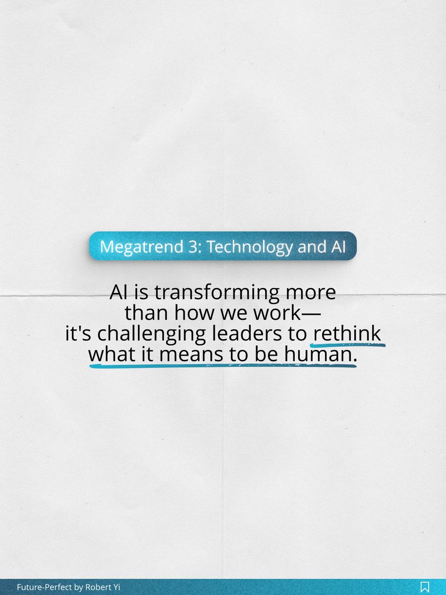GLNsummit's tweet photo. 3 Megatrends Every Leader Needs to Know — and What to Do Now 💡

By the end of the century, rapid societal change will remake the world as we know it. Leaders who understand the forces shaping the future can prepare for what’s ahead — and lead with greater clarity today.

📝Article by Amber Van Schooneveld, based on the book “Future Perfect” by GLN COO, Robert Yi. Read the full article and buy the book —> https://t.co/rV8KjreSTm

#GLN #GLS26 #Leadership