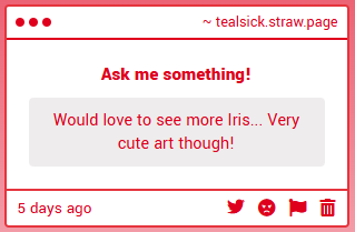 tealthedeer's tweet photo. Btw I hope anon will be happy :D https://t.co/52KUw3urNF