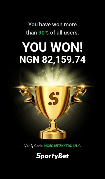 Amorim_Soldier's tweet photo. @Nathanieldaf I won 82k with 350 

Grateful. https://t.co/xZtUo7JMYA