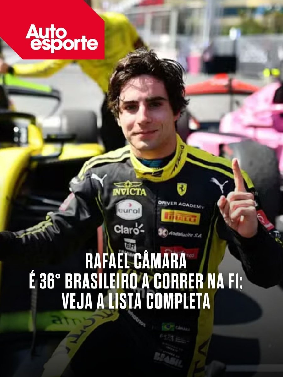 autoesporte's tweet photo. Piloto nascido em Pernambuco compete na F2 atualmente e fará sua estreia na Fórmula 1 em 2027
https://t.co/HAHilTi18b https://t.co/qfSYTG1a3q
