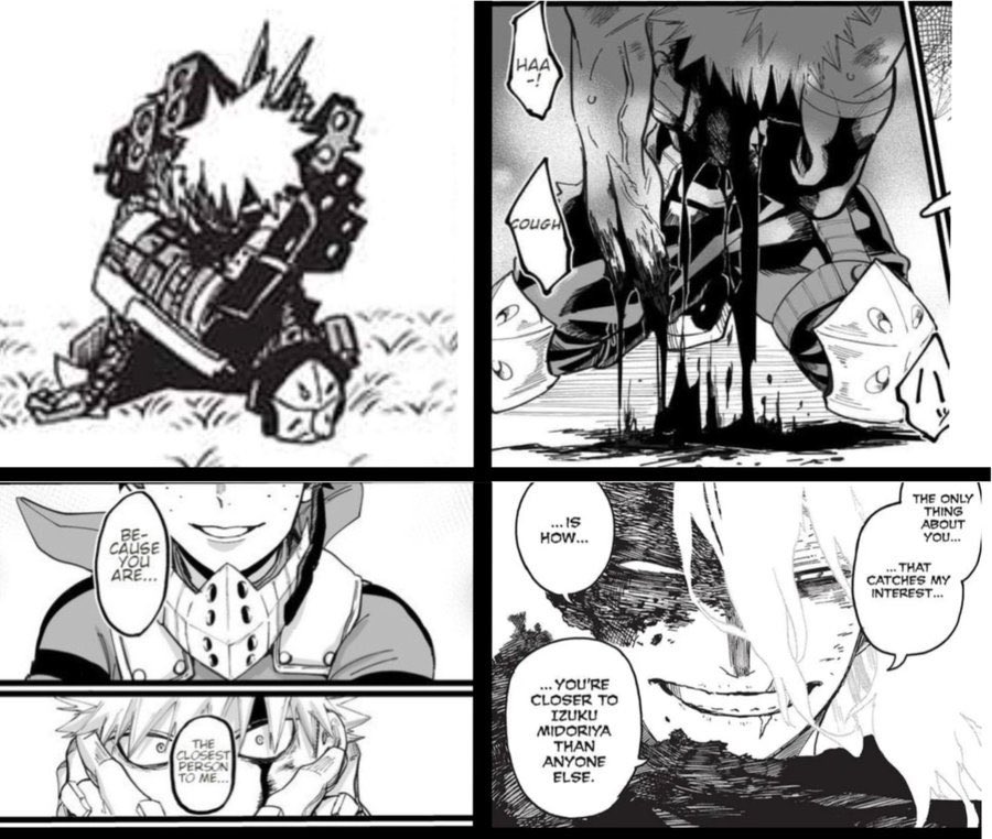 Linniss97's tweet photo. the fact that there are four instances where the manga has the same scenes as doujinshi is kinda crazy 😭 https://t.co/ZzCNTQb7mA